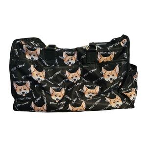 Betsey Johnson Corgi Weekender Duffle Bag
